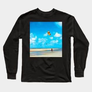 Lonely Kite Beach No. 1 Long Sleeve T-Shirt